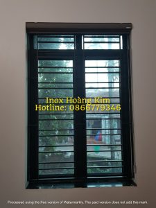 Sen hoa cửa sổ inox mẫu 34