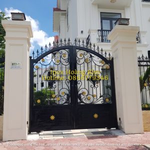 Cửa cổng sắt mẫu 22