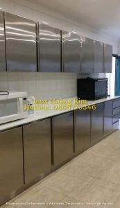 Tủ bếp inox mẫu 8