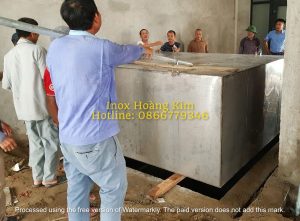 Bể nước ngầm inox mẫu 5